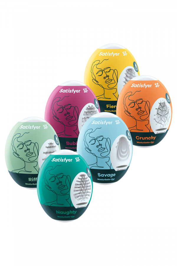 Lot de 6 oeufs masturbateurs  - Satisfyer