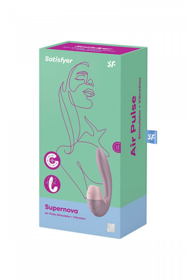 Satisfyer Supernova, stimulateur par air pulsé et vibromasseur point G