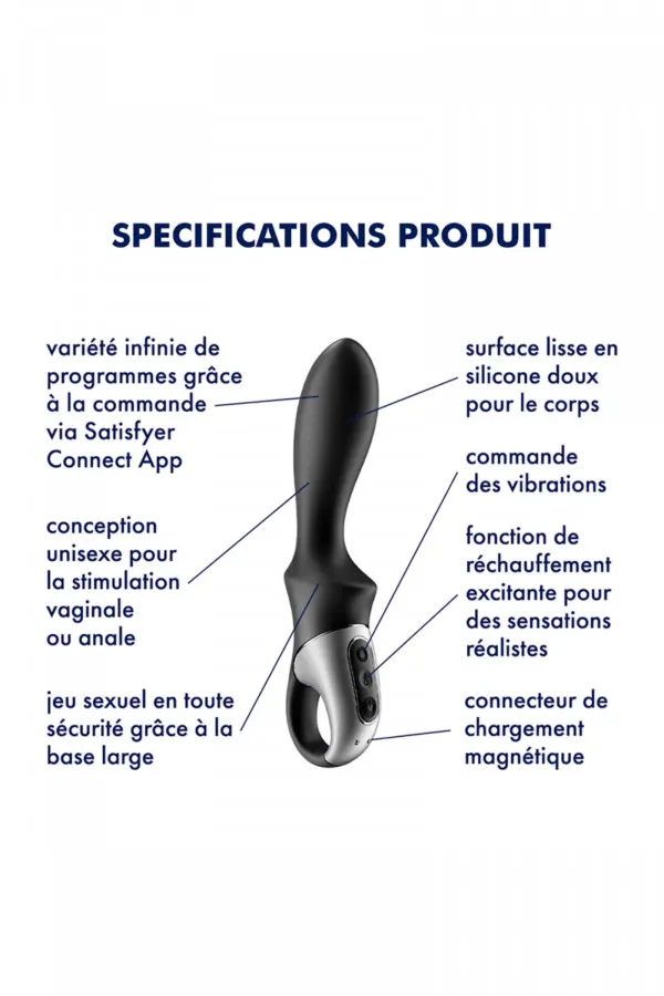 Vibromasseur chauffant Heat Climax de Satisfyer