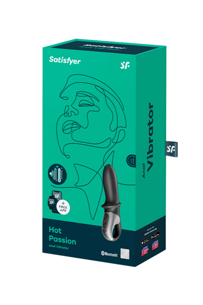 Vibromasseur gode anal chauffant Satisfyer Hot Passion