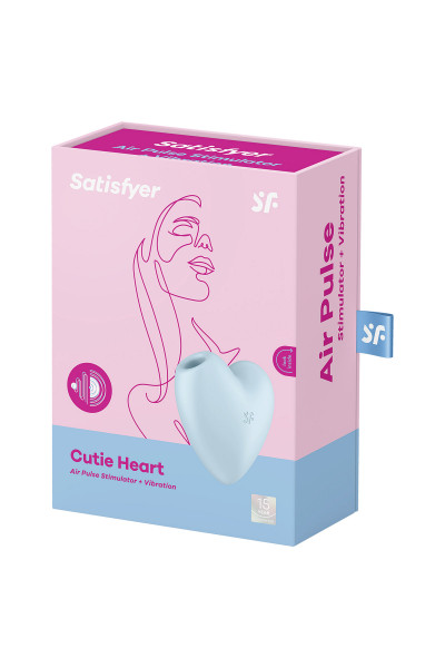 Stimulateur de clitoris par ondes de pression Satisfyer Cutie Heart