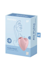 Satisfyer Cutie Heart, stimulateur de clitoris par air pulsé et vibrations