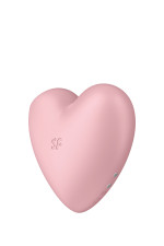 Satisfyer Cutie Heart, stimulateur de clitoris par air pulsé et vibrations