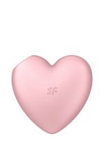 Satisfyer Cutie Heart, stimulateur de clitoris par air pulsé et vibrations