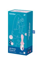 Satisfyer Air Pump Booty 5+, vibromasseur gode anal gonflable connecté