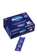 Boite de 144 préservatifs Sensitex Natural XL
