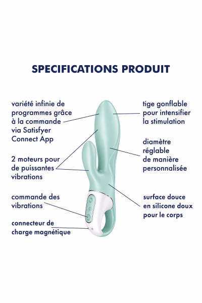 Vibromasseur Rabbit Air Pump Bunny - Plaisir Intense et Unique