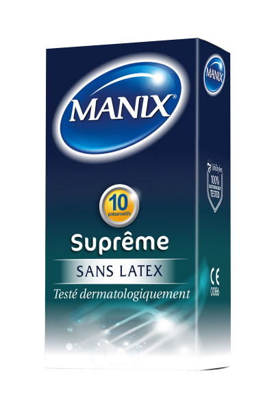 10 préservatifs sans latex Manix Suprême