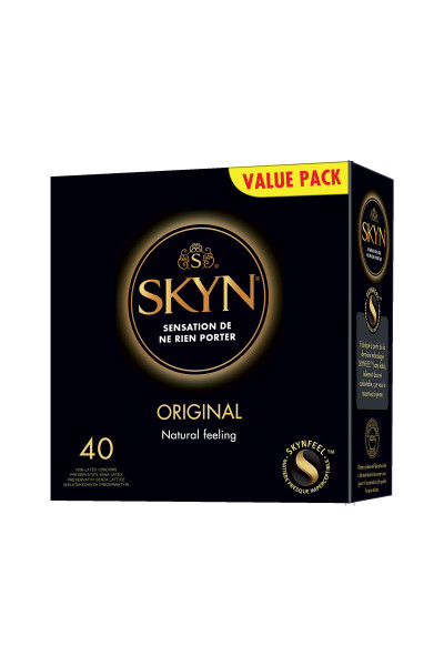 40 préservatifs sans latex Skyn Original