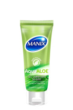Gel lubrifiant sensitif à base d'eau Manix Aqua Aloe 80ml