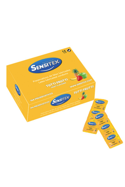 144 préservatifs parfum fruité Sensitex Tutti Frutti
