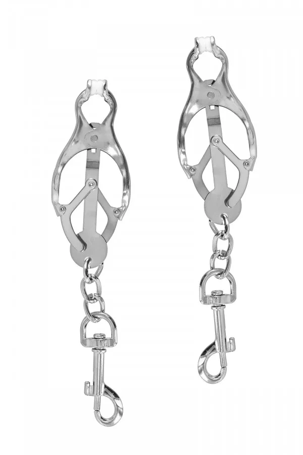 Pinces à seins acier avec contrainte de poids