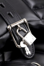 Moufles de contrainte effet cuir