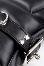 Moufles de contrainte effet cuir
