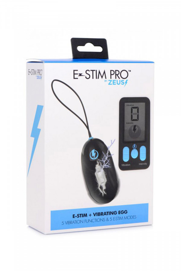 Oeuf éléctrostimulant télécommandé à vibrations intenses