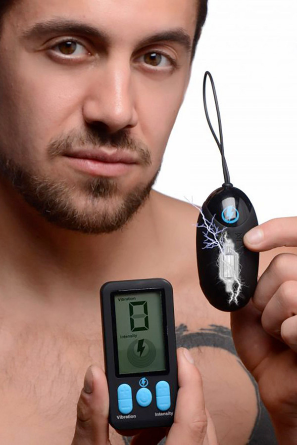 Oeuf éléctrostimulant télécommandé à vibrations intenses