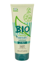 Huile de massage et lubrifiant bio Hot 2 in 1 200ml
