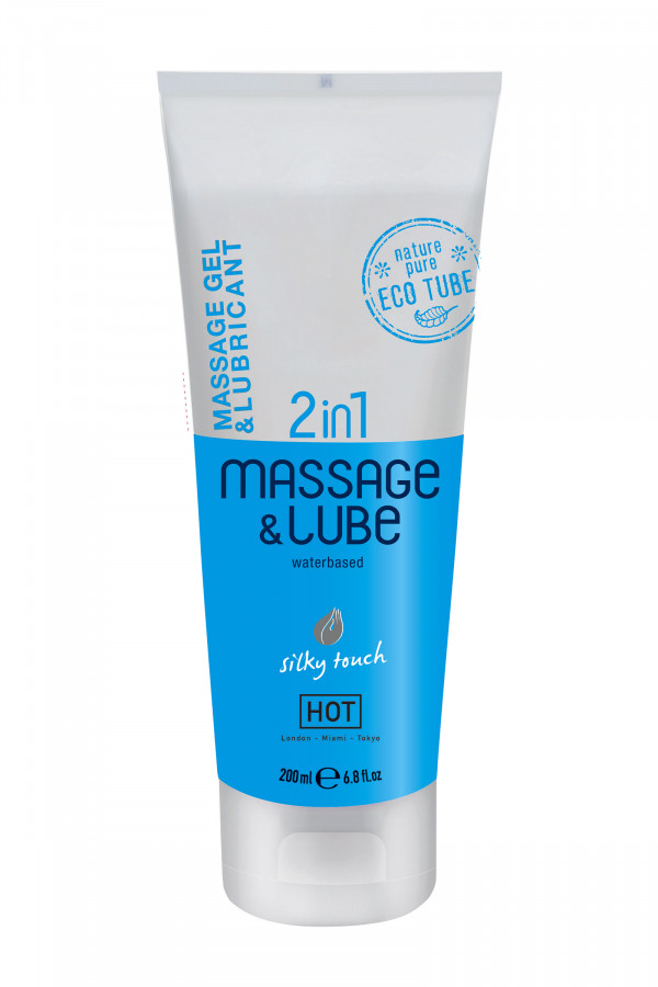 Gel lubrifiant et massage soyeux Hot Silky Touch 200ml