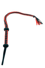 Fouet en cuir tressé