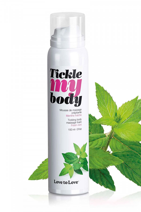 Mousse de massage crépitante Tickle My Body menthe 150ml
