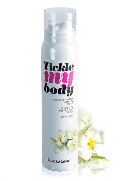 Mousse de massage crépitante Tickle My Body monoï 150ml