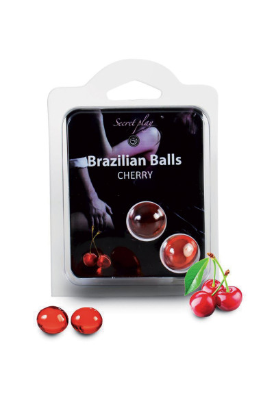 2 Huiles de massage à la cerise Brazilian Balls