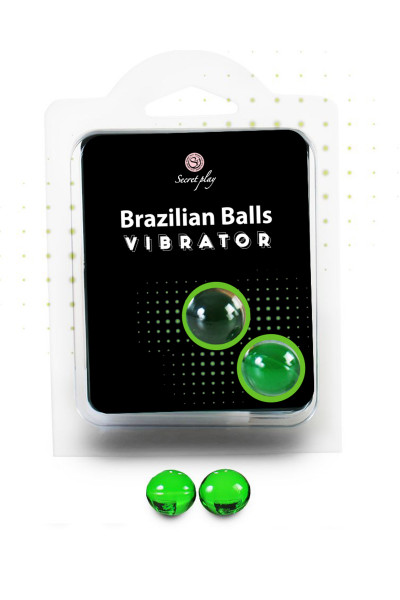 2 Huiles de massage vibrante Brazilian Balls Vibrator