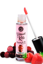 Gloss brillant vibrant à la fraise