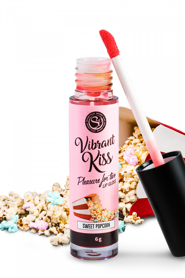 Gloss brillant vibrant saveur pop corn