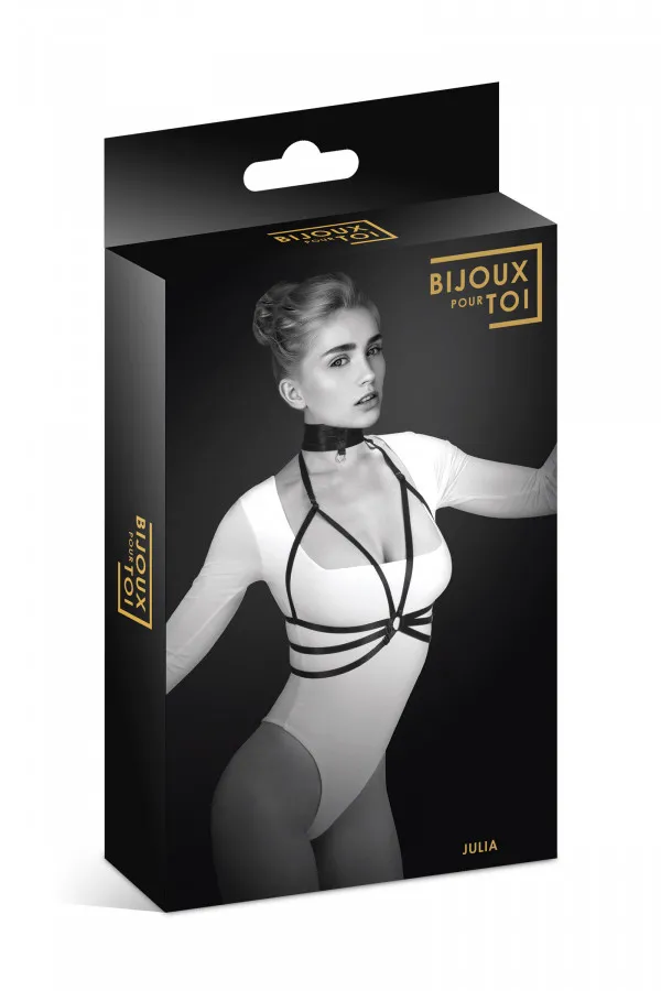 Harnais tour de cou : bijou de corps pour la poitrine et le cou