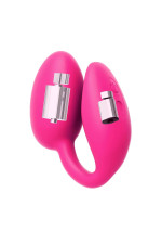 Wonderlove, œuf vibrant avec double stimulation et télécommandé
