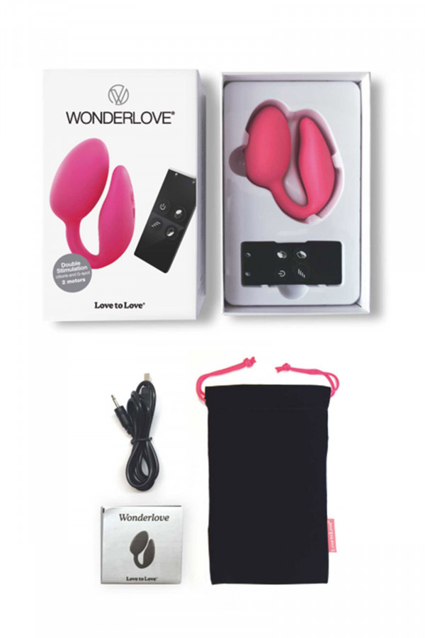 Oeuf vibrant et stimulateur de clitoris télécommandé