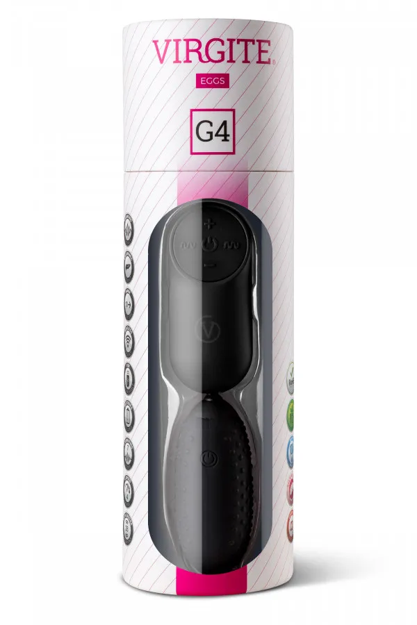 Oeuf vibrant noir à picots 28 programmes