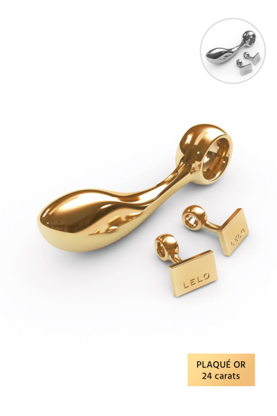 Lelo Earl, plug anal de luxe plaqué or 24 carats