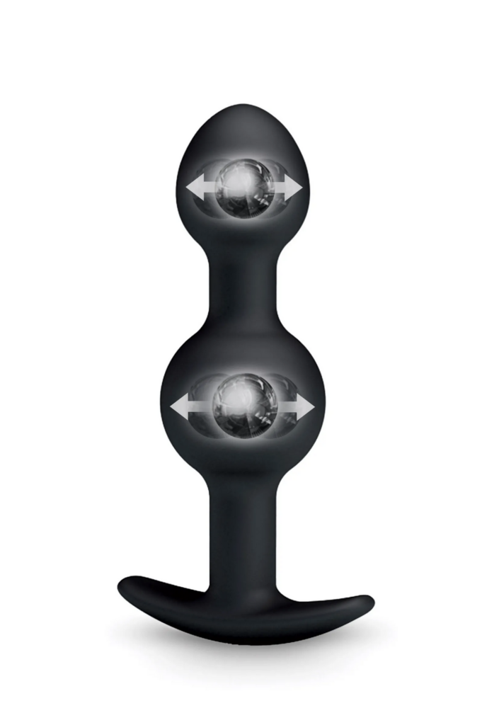 Plug anal à billes oscillantes