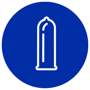 Pictogramme indiquant la compatibilité du lubrifiant Lubrix Nature 50 ml avec préservatifs et sextoys, fabriqué en France.